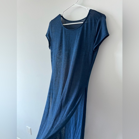 Navy Blue Cover Up Dress - Picture 4 of 7